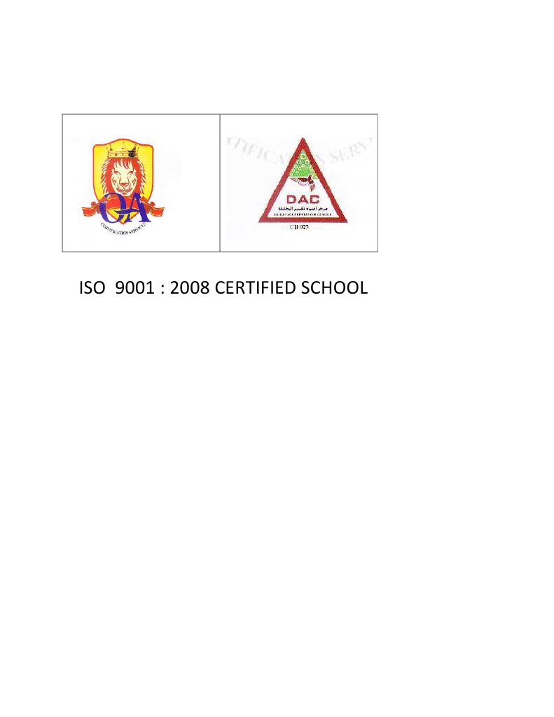 ISO 9001:2008 Certified School Guide | PDF