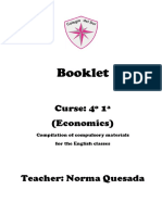 Booklet: Curse: 4º 1 (Economics)