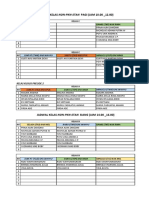 Jadwal Non-Stan