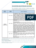 Info Penormalan Sistem Kelistrikan Sulteng