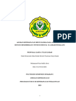 Asuhan Keperawatan Hipovolemia Pada Anak Dengan Dengue Hemorrhagic Fever Di Rsud Dr. M. Ashari Pemalang