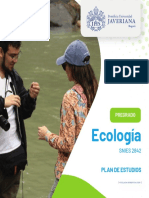 Ecología: Plan de Estudios