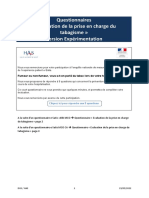 Questionnaire Dgs Tabac Versionexperimentation 2022