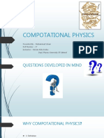 Compotational Physics