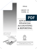 Advanced Financial Accounting and Report