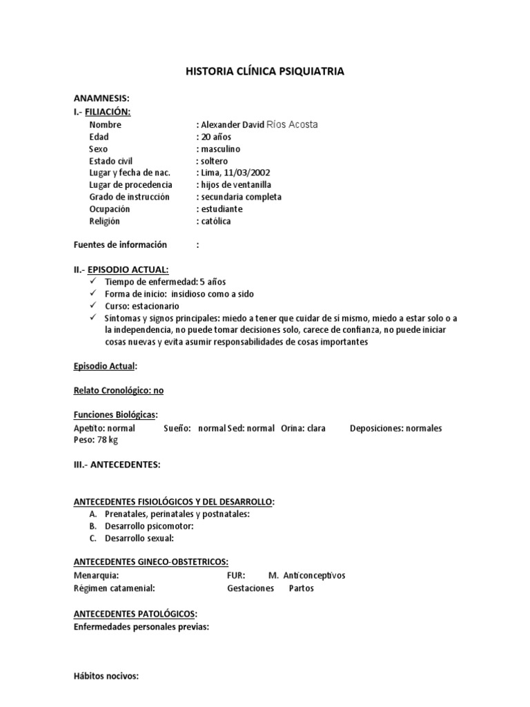 Esquema De Examen Mental Telesup PDF Memoria Sicolog a
