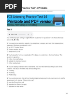 Engexam - info-FCE Listening Practice Test 14 Printable