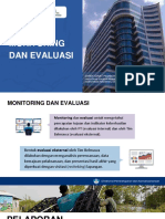 MONITORING DAN EVALUASI