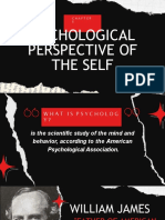 Psychological Perspective of The Self