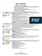 Calendário Escolar para O 1º Semestre de 2023: D S T Q Q S S Janeiro Janeiro