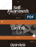 Self - Awareness: Presentation by