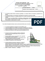 Colegio Liceo Versalles - Examen Biología Grado 10