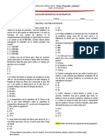 Matemáticas Ciclo V