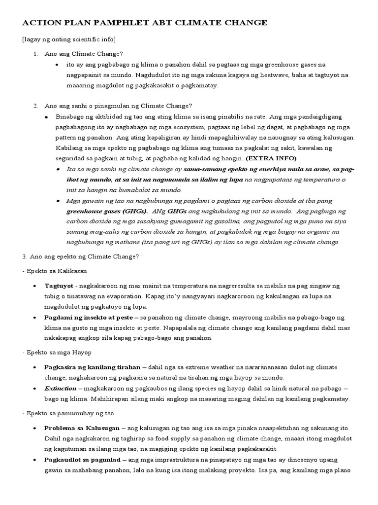 Action Plan Pamphlet Abt Climate Change Pdf