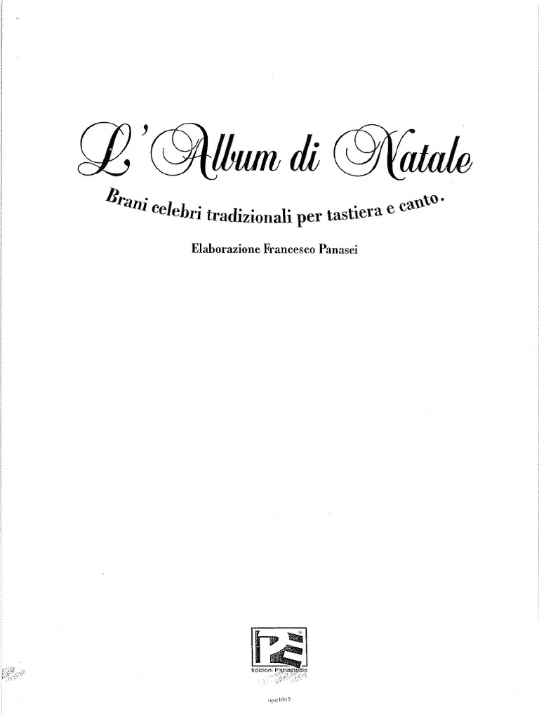 Canti Di Natale Spartiti Pdf