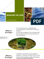 Ecology of Life: People and Earth Ecosystem