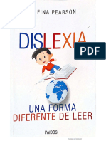 Dislexia. Una Forma Diferente de Leer. Pearson Rufina. Caps 4 y 8