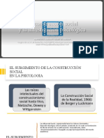 La Construcción Social y La Investigación Psicológica