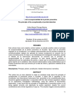 El Principio de La Excepcionalidad de La Prision P