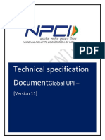 Technical Specfication Document (TSD) - International Partner - V11.5