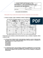 Avaliação de Geografia: Geovani Lima