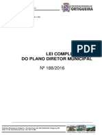 Lei 188 - 2016 - Lei Plano Diretor