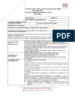 Institución Educativa Santa Rosa de Lima Núcleo 930 Guía de Aprendizaje en Casa AÑO 2021