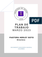 Plan de Trabajo Marzo 2023 - Icam