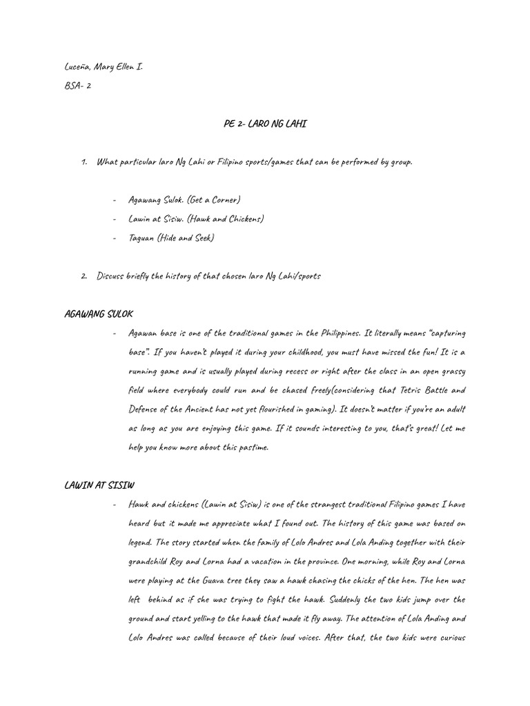 Pe - Laro NG Lahi | PDF | Chicken