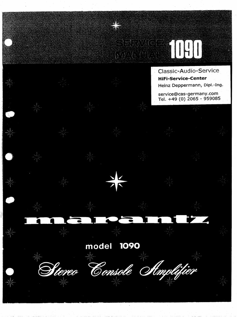 Marantz 1090 Amplifier Pdf