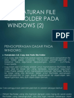 Pengaturan File Dan Folder Pada Windows