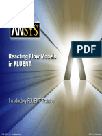 Reacting Flow Models in Fluent