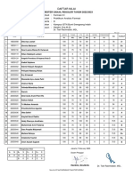 Daftar Nilai