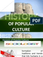 History Pop Culture - First Part