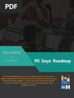 90 Days Roadmap: Dsa Sheet