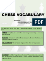 Chess Vocabulary: Francisco Lamayo, JR