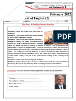 Level:4.m.s February 2022 Test of English