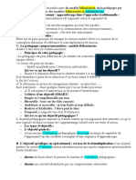 Est Un Énoncé D'intentions Pédagogiques Décrivant en Terme de Capacités de L'apprenant L'un Des Résultats Escomptés D'une Séquence D'apprentissage