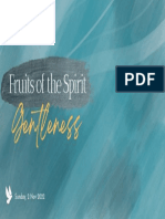 Fruits of The Spirit: Gentleness