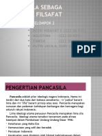 Pancasila Sebaga Sistem Filsafat: Kelompok 2