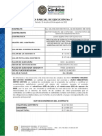 Acta Parcial de Ejecución No. 7: Periodo: 25 de Julio Al 24 de Agosto de 2022