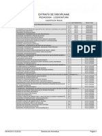 Extrato de Disciplinas: Pedagogia - Licenciatura