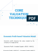 Core Valuation Techniques