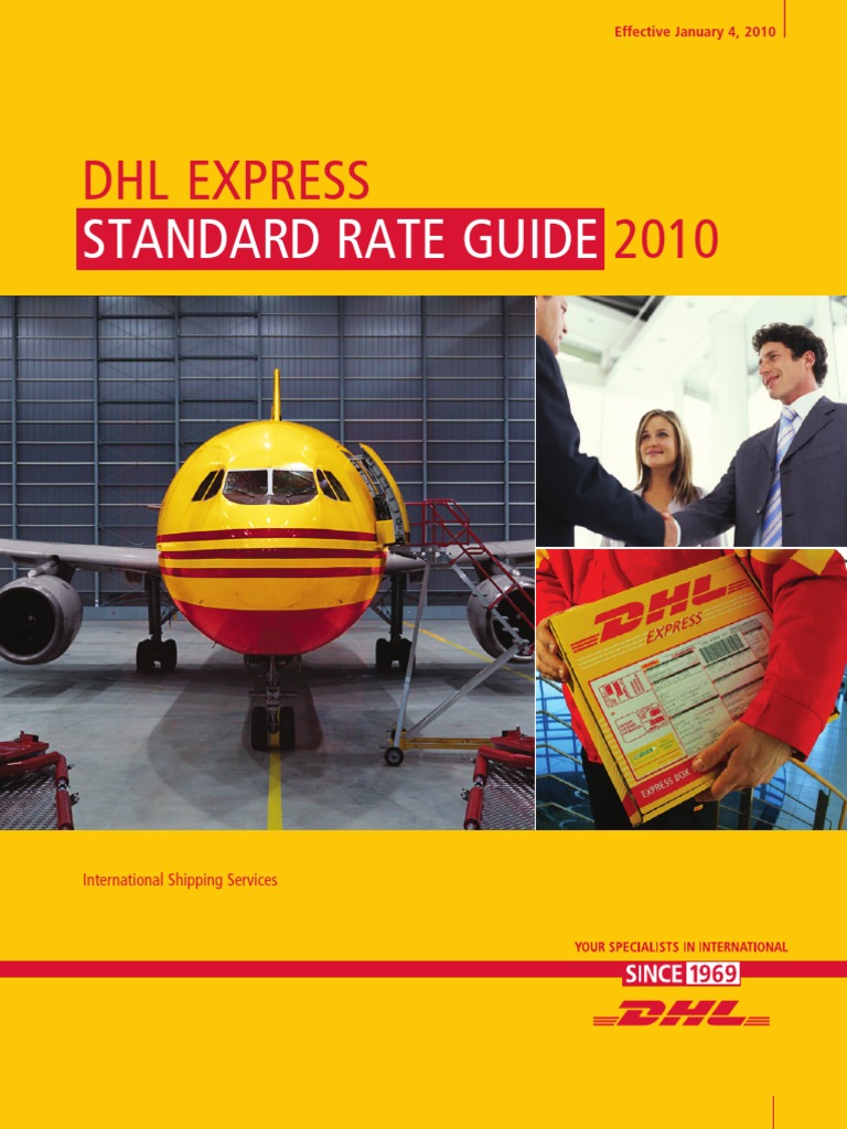 DHL_Standard Rate Guide_dec9 Commercial Item Transport And
