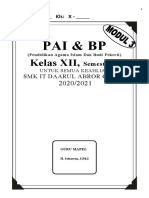 Modul No. 3 PAI Kls. XII Smt. 1 (KERJA KERAS DAN TANGGUNG JAWAB) KD - No. 3.27 Trampil No. 4.27 (Aspek Akhlak)