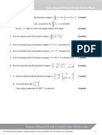 Proof by Induction Test