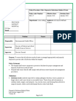 ES3-17 Disposal of Infectious Medical Waste