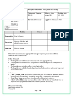 ES3-08 Management of Laundry