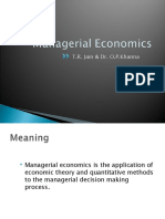 Managerial Economics Concepts and Applications