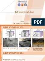 Shear Strength of Soil Module